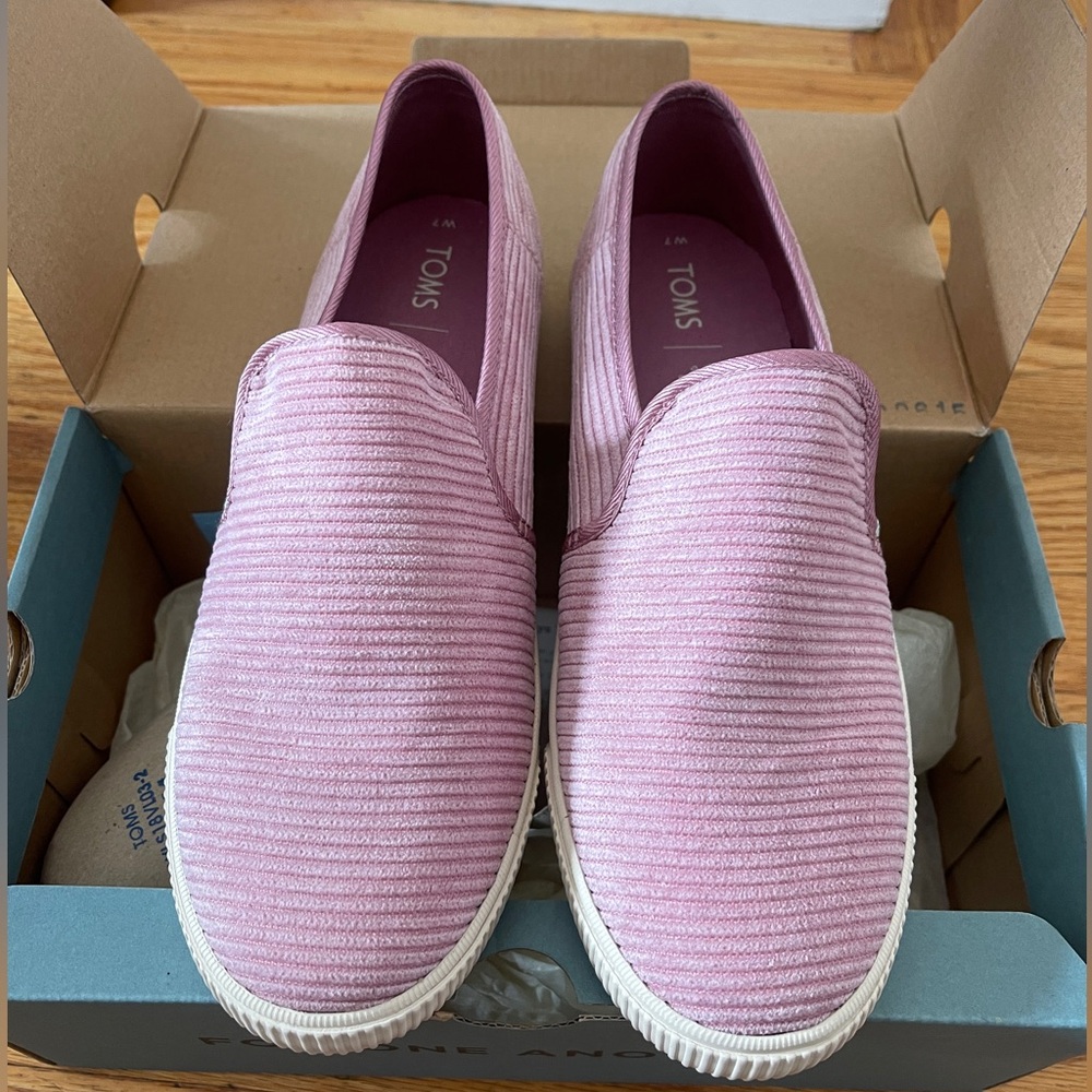Toms Clemente Light Mauve Corduroy